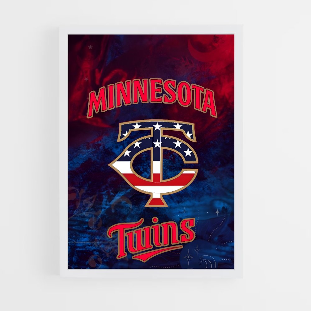 Poster Minnesota Dream – affiche Baseball (vue 3)